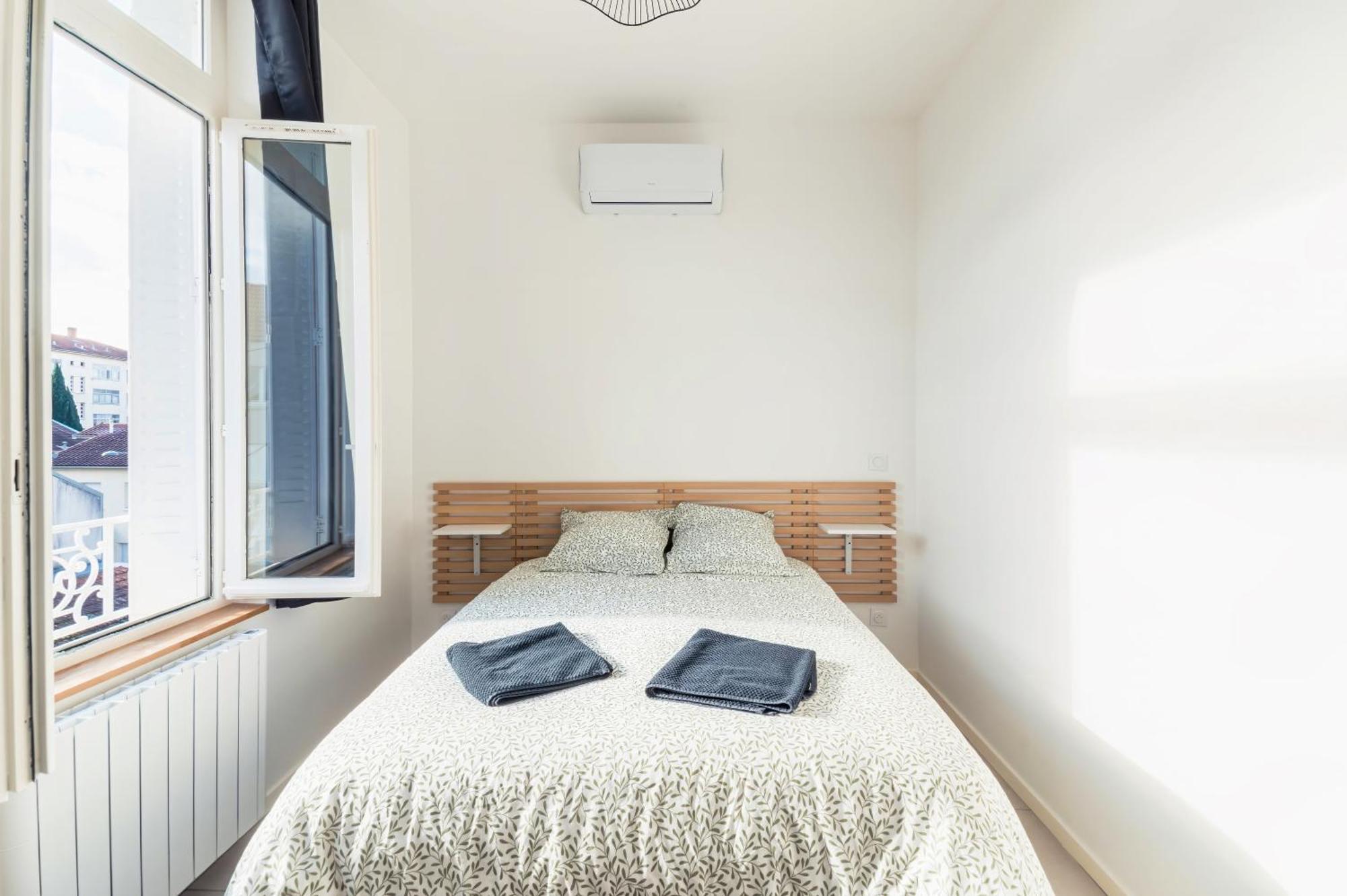 Apartment Chaleureux T2 Au Calme Et Climatise Proximite Centre Lyon Villeurbanne