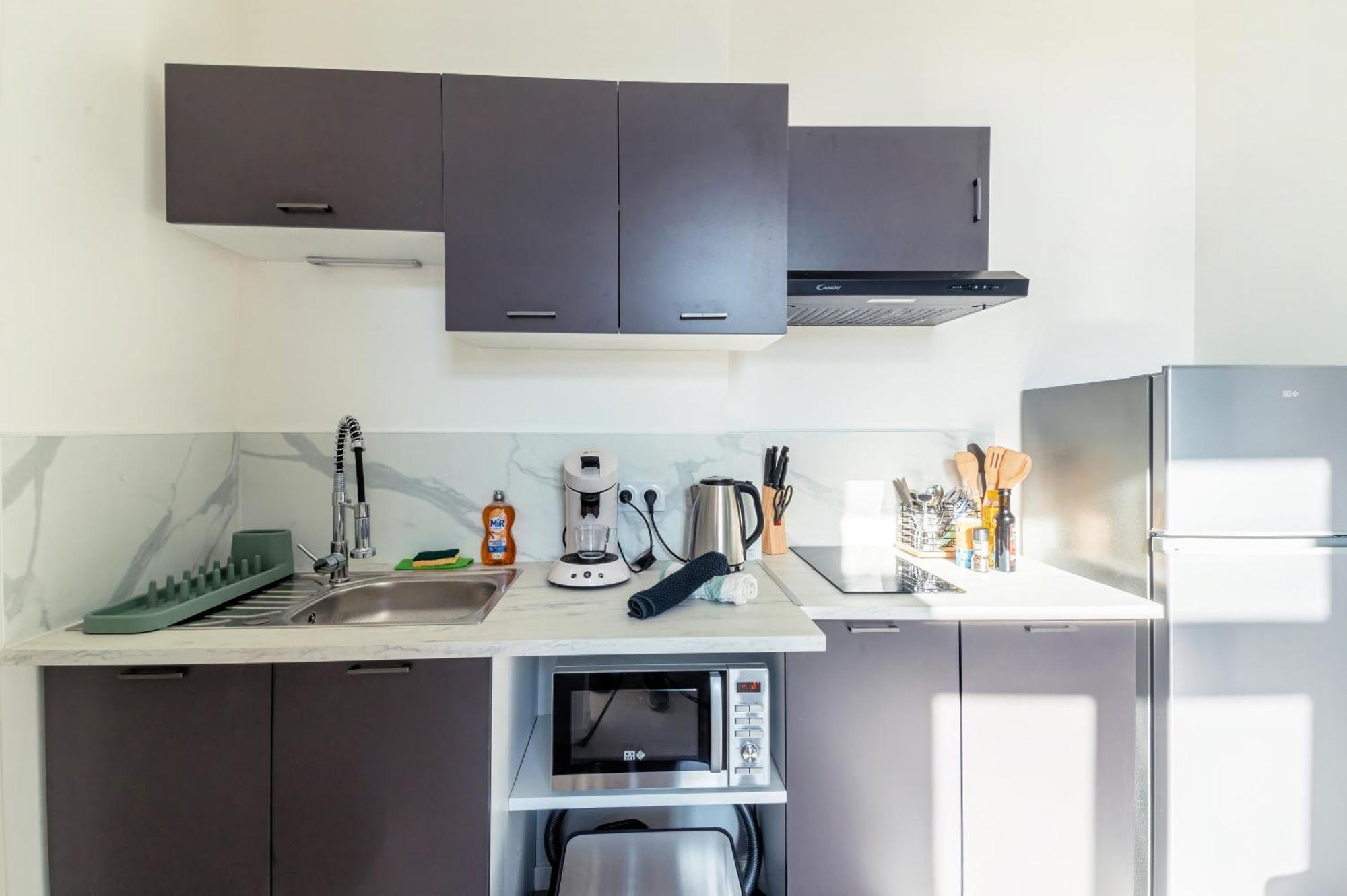 Apartment Chaleureux T2 Au Calme Et Climatise Proximite Centre Lyon Villeurbanne